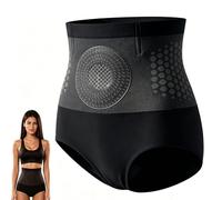 Pantalones cortos 4 en 1 para quemar grasa, faja moldeadora de cintura alta con control de abdomen, pantalones de yoga, pantalones cortos para adelgazar, para yoga, correr y el gimnasio (Negro,S)