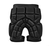 Pantalones cortos acolchados de EVA sin frente diseñados específicamente para protección de glúteos y coxis en deportes deslizantes (L)