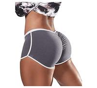 Pantalones cortos antirozaduras para el muslo para mujer, de satén, yoga, ciclismo, talle alto, vientre plano, sin costuras deportivas, leggings cortos, maillot de correr fitness, levantar las caderas
