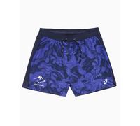 Pantalones asics fujitrail all over print 5in short hombre azul/c XL