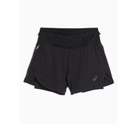 Pantalones cortos ASICS Fujitrail Elite para hombre Negro XL