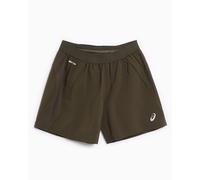 Pantalones cortos ASICS Road 5IN para hombre Verde XS