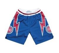 Pantalones cortos auténticos de los Detroit Pistons 1978-1979 L
