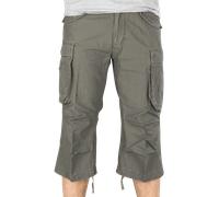Brandit Industry Vintage 3/4 Shorts, oliva, Talla S