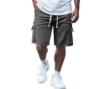 Pantalones Cortos Cargo Hombre, Pantalon Corto Hombre Casual Verano,Diseño Casual Diario con Cierre Ajustable para Toda Ocasión Estacional Pantalón Shorts