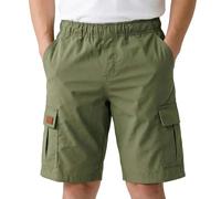 Pantalones Cortos Cargo Tipo Jogger de Sarga elástica para niños y niñas, con Bolsillos, válidos también como Uniforme Escolar.