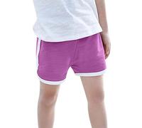 Pantalones Cortos Casuales de Verano para niños y niñas, Shorts de Playa Ligeros con Cintura elástica, bañadores Infantiles cómodos, Tallas Desde bebés hasta preadolescentes para Piscina y Costa