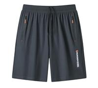 Pantalones Cortos Casuales para Hombre, Holgados de Verano, cordón Ajustable, Tejido Transpirable, para Uso Diario y Actividades cotidianas