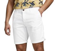 Pantalones cortos chinos de color liso Jack & Jones Intelligence Bowie para hombre - XL