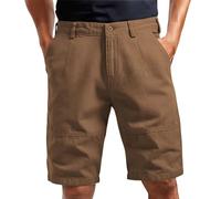 Pantalones cortos chinos elásticos de algodón para hombre, pantalones cortos de golf para trabajo, oficina, negocios, bermudas elegantes, pantalones cortos casuales de verano, ligeros, esenciales
