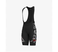 Pantalones Cortos Ciclismo Ale' Gráficos PRR Glass Gris Negro