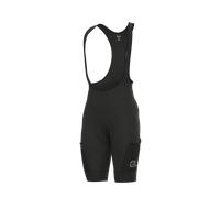 Pantalones Cortos Ciclismo Ale' Off Road - Gravel Stones Cargo Negro 2025