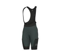 Pantalones Cortos Ciclismo Ale' Stones Cargo Off Road - Gravel Verde Bosque 2026