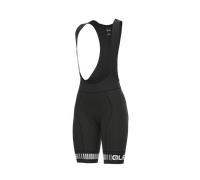 Pantalones Cortos Ciclismo Mujer Ale' Pr-R Carretera Blanco Negro 2024