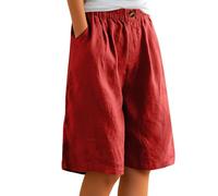 Pantalones Cortos Comodos Mujer Vaqueras Pantalón Padel Basketball Rosas Verano Camuflaje Rodilla Y Estampados Campana Gimnasia Frescos 44 Brillante Cuadrille Khaki Tiro Latex