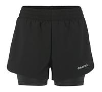Pantalones cortos Craft W ADV Essence 2-in-1 2 Talla: M / Color: negro
