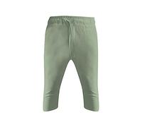 Pantalones cortos de 3/4 para hombre y deporte, pantalones casuales para hombre, verano, pantalones cortos, color liso, Bermudas con bolsillo para pantalones de poliéster, cómodos pantalones de