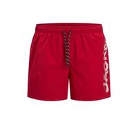 JACK & JONES Jpstmaui Jjswim Splice Logo AKM Sn, Color Rojo, S Hombres
