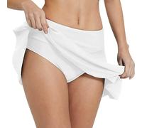 Pantalones Cortos de baño para Mujer, Traje de baño de Talle de Talla Grande, Traje de baño de 12 Colores Sensación de Libertad en el Agua