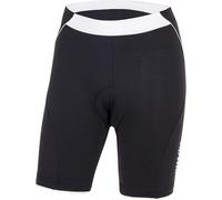 Pantalones cortos de bicicleta rh+ Trinity Shorts para mujer, negro/blanco, XL