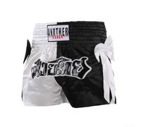 Pantalones cortos de boxeo unisex para artes marciales mixtas, Muay Thai, cintura elástica, ligeros, de poliéster, transpirable, con estampado deportivo, varios tamaños para uso intenso (talla L