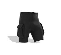 Pantalones cortos de buceo ,pantalones cortos de neopreno de 3 mm para hombres ,con ajuste ceñido ,orificio de fuga ,equipo de buceo ,pantalones con bolsillo para traje de neopreno ,para kayak(Medium)