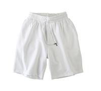 Pantalones Cortos de Carga de Color de Cintura elástica con cordón de Bolsillo múltiple para Deportes de Ocio Callejero de Primavera y Verano para Hombre#361