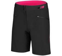 Pantalones cortos de ciclismo para mujer Etape Cat 2.0 Talla: S / Color: negro/rosa