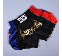Pantalones cortos de entrenamiento de kickboxing unisex para una transpirabilidad y rendimiento óptimos (L Negro)