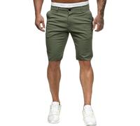 Pantalones cortos de entrenamiento para hombre, pantalones cortos chinos de algodón con cintura elástica, pantalones cortos de combate para hombre, pantalones chinos con bolsillo, pantalones de