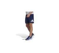 adidas Hombre Train Essentials Logo Training Shorts, Dark Blue / White, S 7 inch