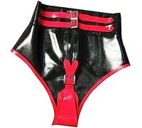 Pantalones Cortos De Goma De Látex Guapos De Color Rosa Y Negro,Colores Personalizados,XS