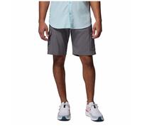 Columbia Silver Ridge Utility - Pantalones Cortos de Senderismo para Hombre, Color Gris Ciudad, W34/L10