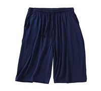 Pantalones Cortos de Hombre Verano Tallas Grandes Elásticos Ligeros y Transpirables Shorts Bermudas Casual Algodón Suave Deportivos Sueltos para el Tiempo Libre