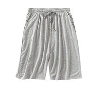 Pantalones Cortos de Hombre Verano Tallas Grandes Elásticos Ligeros y Transpirables Shorts Bermudas Casual Algodón Suave Deportivos Sueltos para el Tiempo Libre
