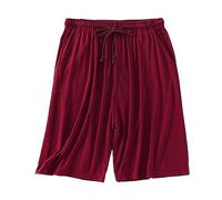 Pantalones Cortos de Hombre Verano Tallas Grandes Elásticos Ligeros y Transpirables Shorts Bermudas Casual Algodón Suave Deportivos Sueltos para el Tiempo Libre