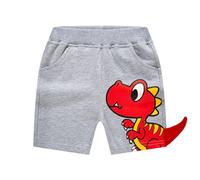 Pantalones Cortos de Mezclilla para niños,Pantalones Casuales Cintura Alta Primavera Verano Casual Corto con Bolsillo Algodón Pantalón Rectos Elástica Correr, Atletismo