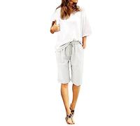 Pantalones Cortos De Mujer De Deporte Deportivo Beige Montaña a Femenino Trail 60 Algodón Calzonas Acampanados Estilo Sin Fluidos Vintage Abertura Transparente Flojo Pileta Pechera