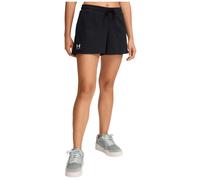 Under Armour Pantalón corto UA Rival Terry para mujer – Negro/Blanco – SM