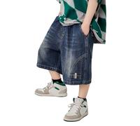 Pantalones Cortos De Niña Summer Shorts For Kids Casual Everyday Wear Lightweight and Comfortable Design For Ages 4 15 Ideal For Sports Activities and Outdoor (Blue 6-7 Years)