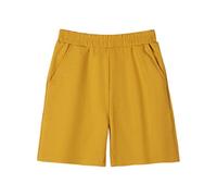 Pantalones Cortos De Niño Pantalones Cortos para Niños Pequeños Y Adolescentes Cómodos Holgados Informales De Verano con Cintura Elástica para Uso Activo Al Aire Libre (Yellow 11-12 Years)