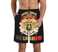 Pantalones cortos de playa de secado rápido para hombre con el emblema naci