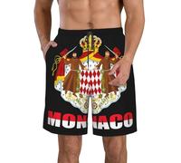 Pantalones cortos de playa de secado rápido para hombre con el emblema naci