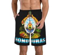 Pantalones cortos de playa de secado rápido para hombre con el emblema naci