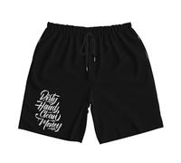 Pantalones Cortos De Playa Manos Sucias Hacen Dinero Limpio Bañador para Hombre Hombre Short Transpirable Pantalones Cortos para Entrenamiento Senderismo Playa XXL