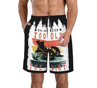 Pantalones Cortos De Playa Nunca Eres Demasiado Mayor para Jugar En La Tierra Bañador para Hombre Cordón Short Hombre Pantalones Cortos para Senderismo Correr Baloncesto XL