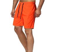 Pantalones Cortos De Playa Para Hombre Pantalones cortos de playa for hombre, pantalones cortos for verano, estilo fino, pantalones de playa de secado rápido for nadar Per Vacanze Al Mare(Orange,XL)