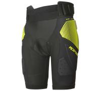Acerbis Soft Rush Pantalones cortos protectores, negro-amarillo, tamaño S