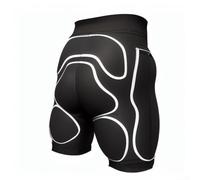 Pantalones cortos de protección de cadera, acolchado EVA, esquí, snowboard | Acolchado grueso de EVA, fuerte protección contra impactos, caderas, muslos, reduce la ansiedad por caídas, color negro