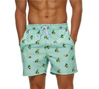 Pantalones cortos de tabla for hombre, bañadores elegantes, pantalones cortos, pantalones deportivos, calzoncillos for hombre, bañadores, pantalones cortos de playa Para NatacióN(Mix color 07,2XL)